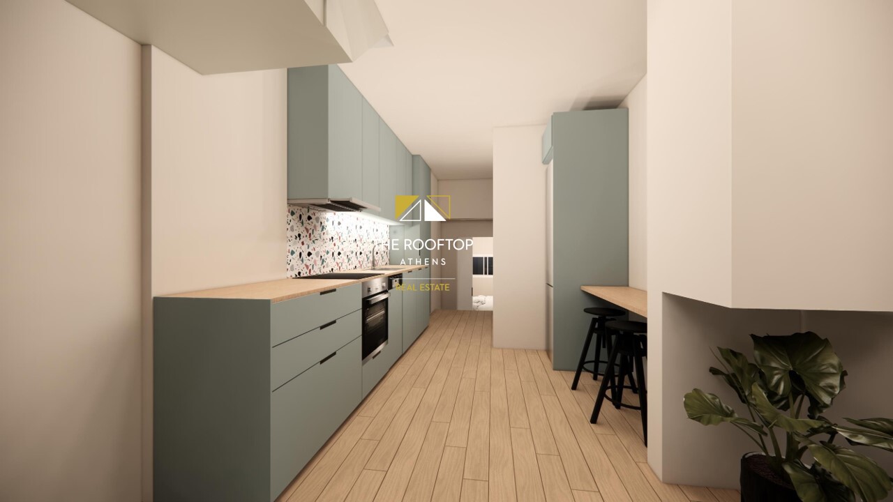 Ampelokipoi: Renovated ground floor maisonette 69 sqm GV